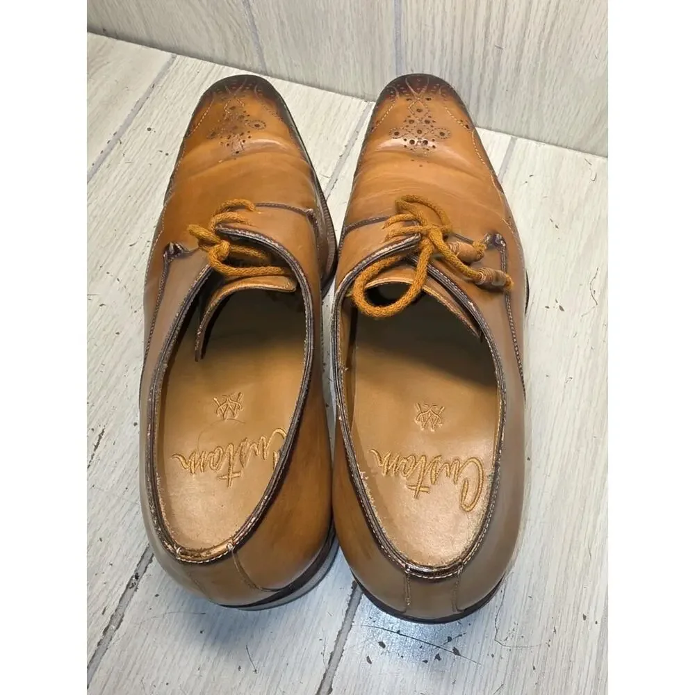 Mezlan Soprano Mens Oxford Dress Shoe Brown 9.5 M Workwear Professional Read